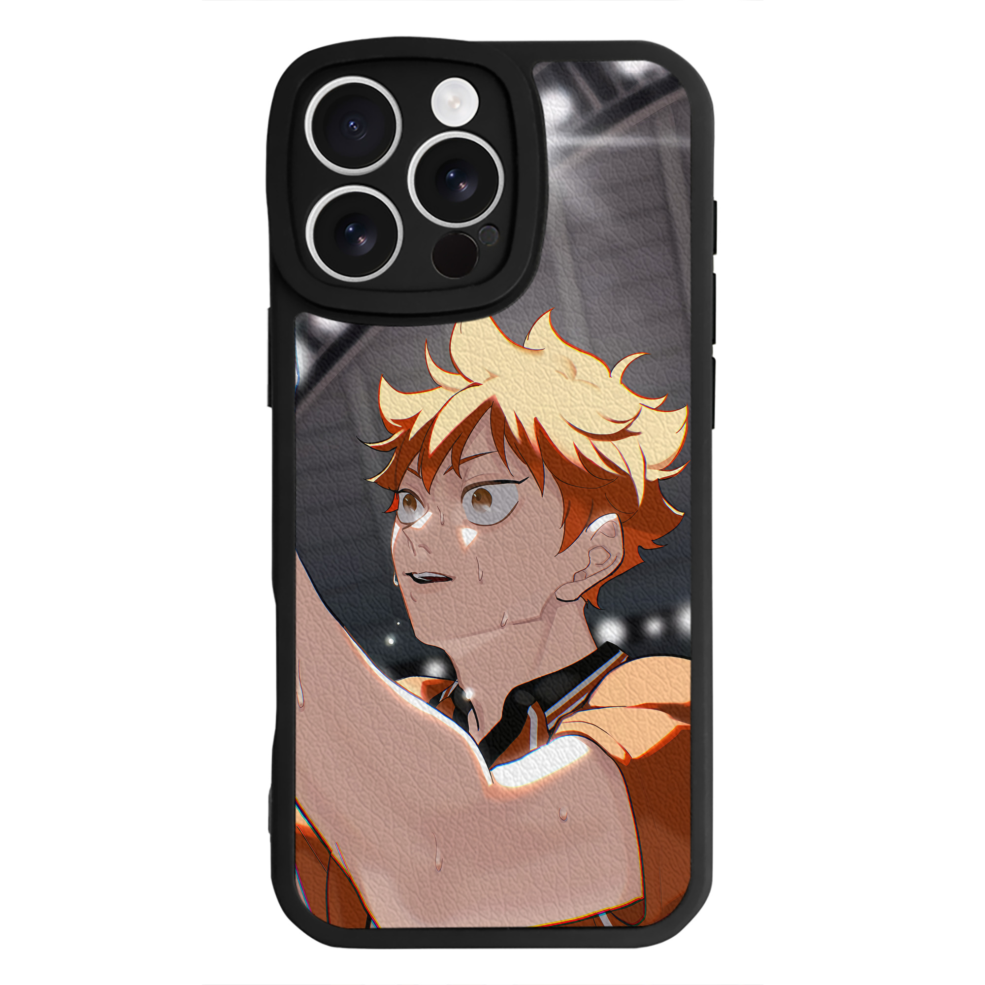 （画像用） ハイキュー!! Haikyu!! 【iPhone 16シリーズ対応】シリコンスマホケース（レザー調） 材質：シリコン